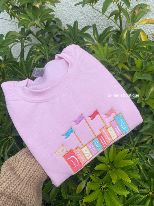 Dland sign crewneck pink