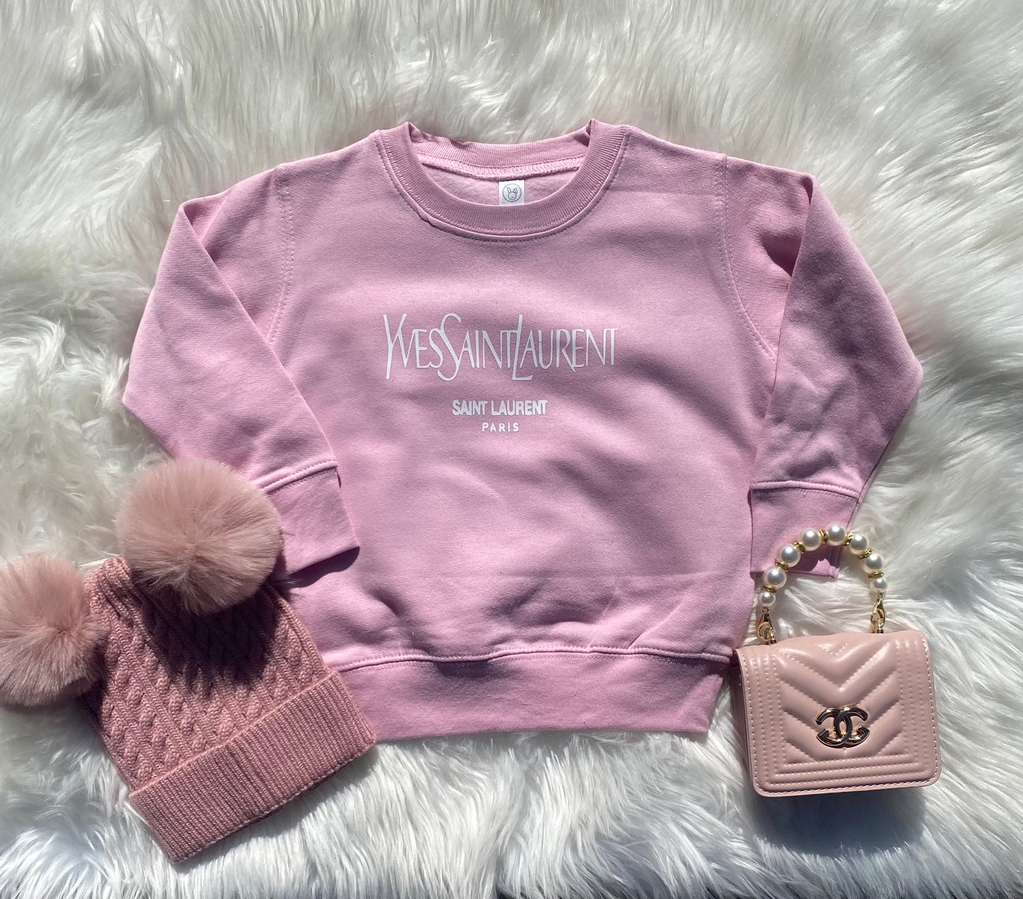 Pink inspired crewneck