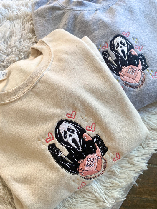 Ghost face crewneck
